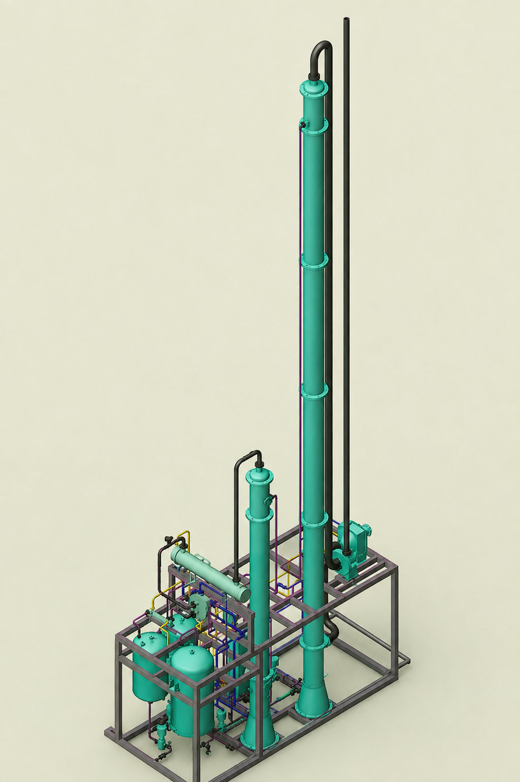 3-D process model